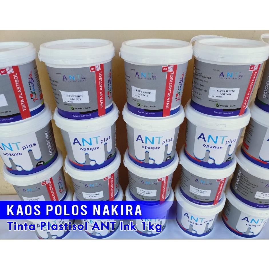 Tinta Plastisol ANT Ink / Cat Sablon Plastisol White 1 kg