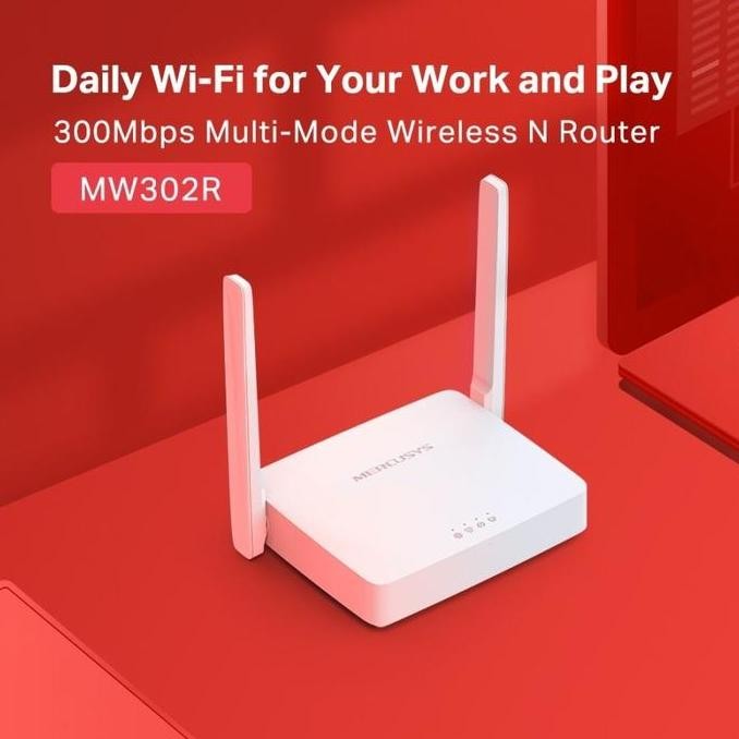 Mercusys Mw302R Multi-Mode Wireless N Router 300Mbps Router Mercusys New Stok