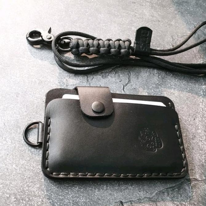 

Bds Metro Leather Wallet Lanyard Id Card Holder , Double Function Co