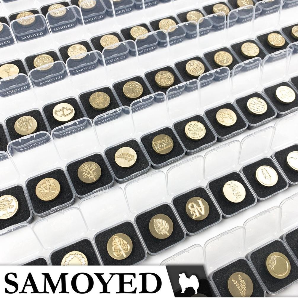 

Stempel / Cap Lilin Segel Surat / Undangan / Seal / Sealing Wax Stamp Samoyed WXST B
