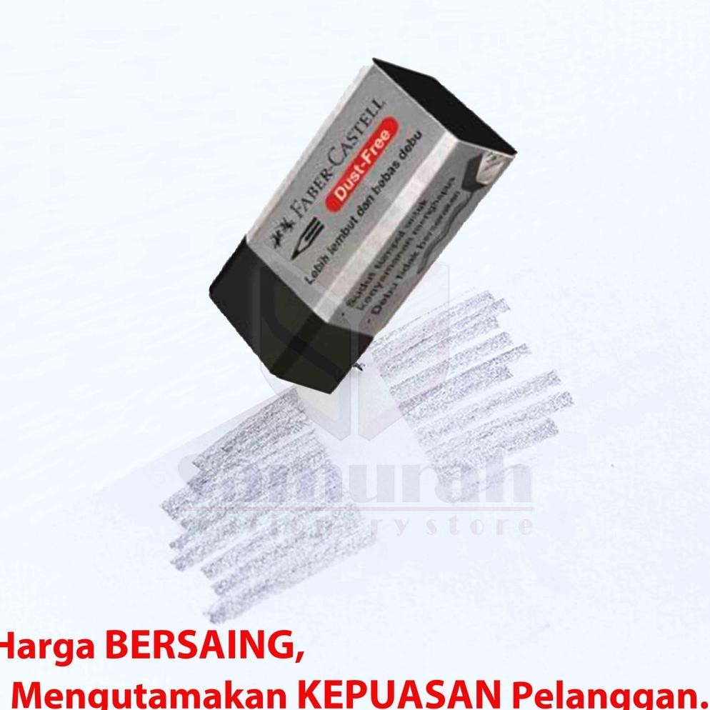 

Penghapus Pensil Faber-Castell Hitam Kecil 1 Box isi 40 pcs / Black Stip Eraser Dust Free / Hapusan Faber - Castell Warna Hitam Pendek