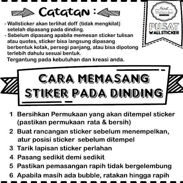 (Allthebest) Stiker Tegel Dinding Dapur / Sticker Backsplash Motif Kotak
