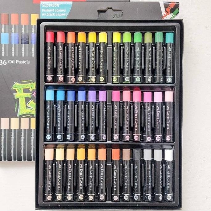 

Faber Castell Black Edition oil Pastel Series 36/48 Colour lj