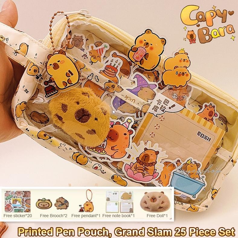 

Fth- Capybara Tempat Alat Tulis Kotak Pensil Aesthetic Tas Penatempat Pencil Tas Pensil Kapasitas Besar Fth-