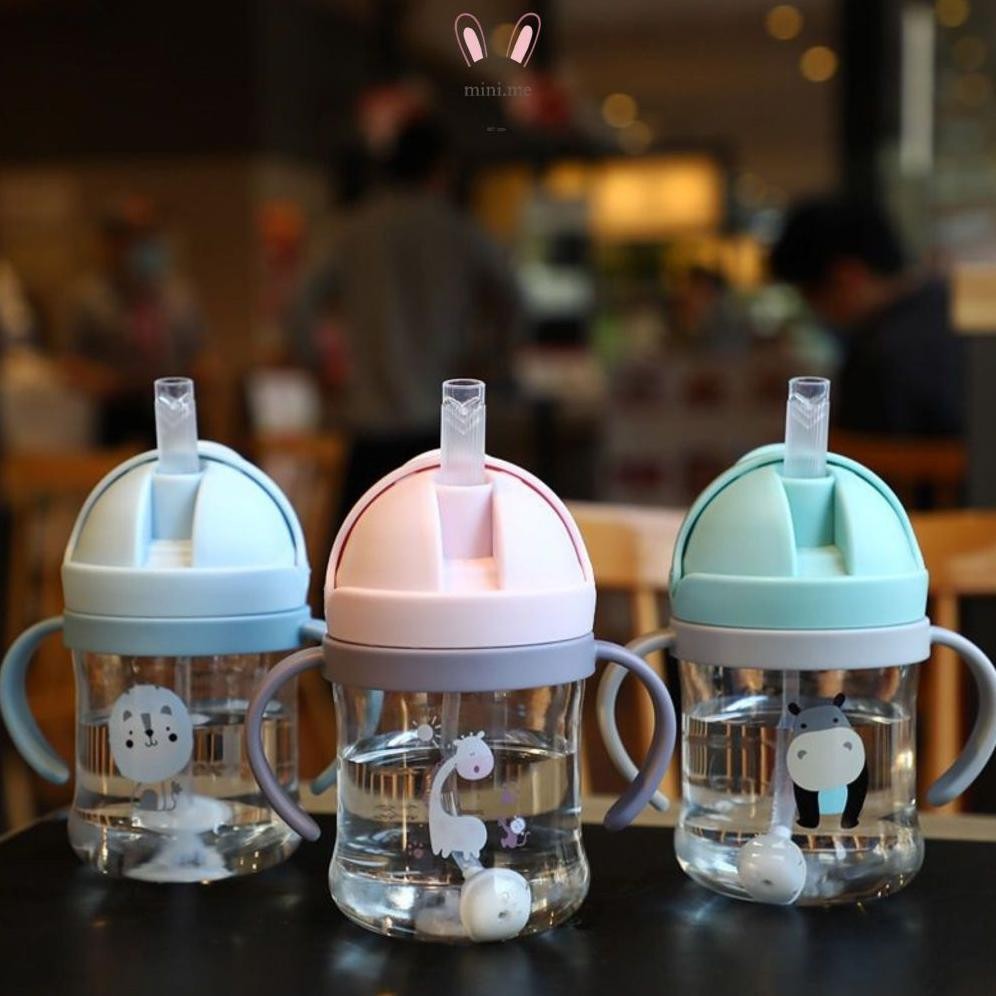 MINIME Botol Minum Bayi Anak Viral / Botol Air Minum Balita Training Karakter Hewan AST