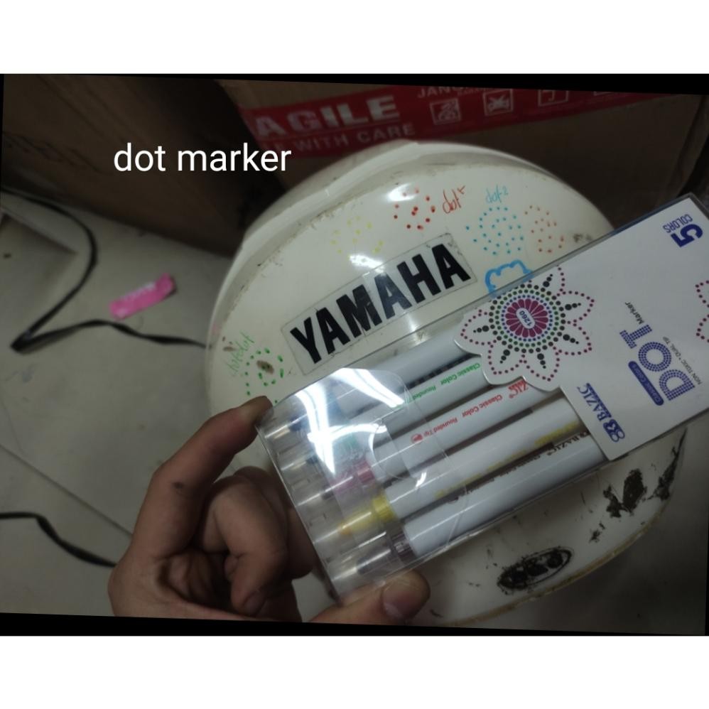 

dot dot spidol marker bazic untuk di kertas saja