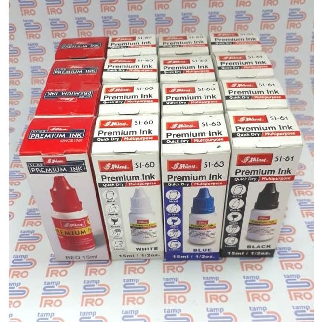 

Tinta Stempel Waterproof / Tinta Permanent / Tahan Air / Tinta Anti Luntur SHINY (15ml)