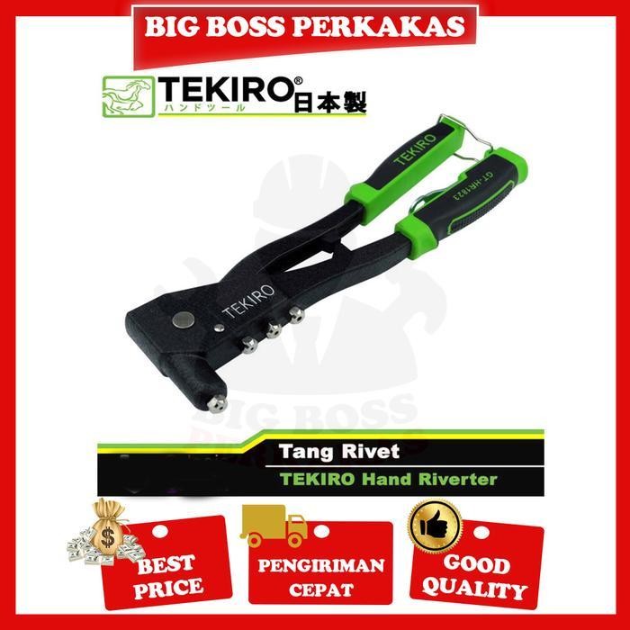 Tekiro Paket Tang Rivet & Gunting Seng Baja Ringan 10" Gunting Holo Original Dan Terpercaya