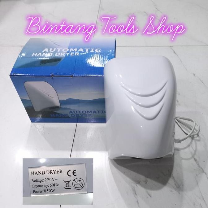 Terlaris Hand Dryer Low Watt 850w Pengering Tangan Sensor Otomatis SALE