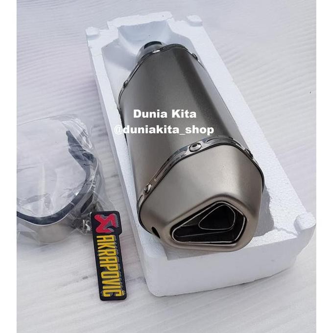 Knalpot Akrapovic Import Ninja 250Fi Z250 Z250Sl Mono Slip On Terbaru