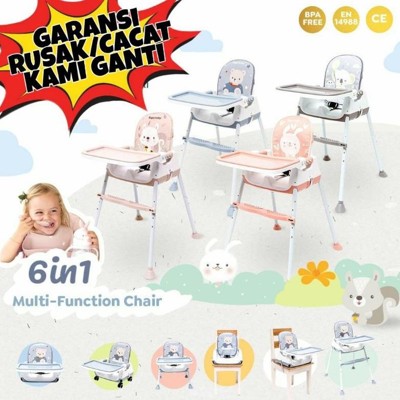 Ready Bandung Sugar Baby SUGARBABY Fun Chair Kurai Makan Tinggi Bayi | Convertible Baby High Chair 6