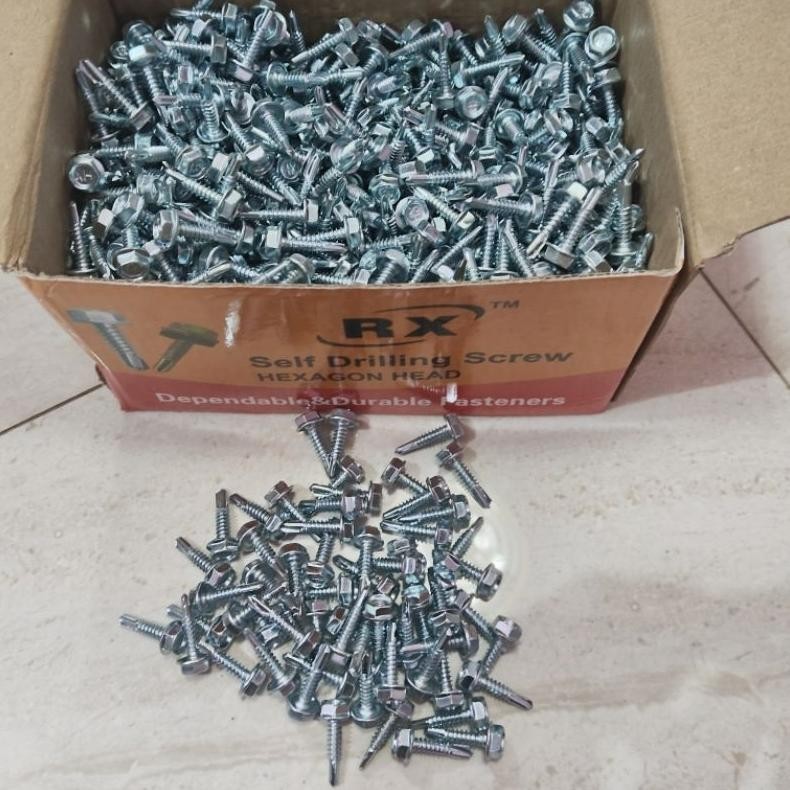 Baut Roofing Baja Ringan 1019 1000 Pcs Baut Roofing Baja Ringan 1019 Isi 1000 Pcs