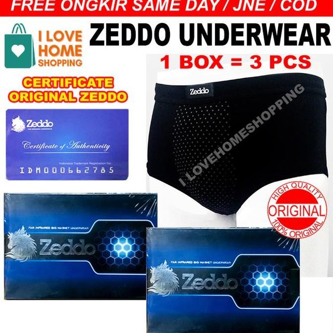 Zeddo celana dalam kesehatan Paket 1 ( isi 3celana )
