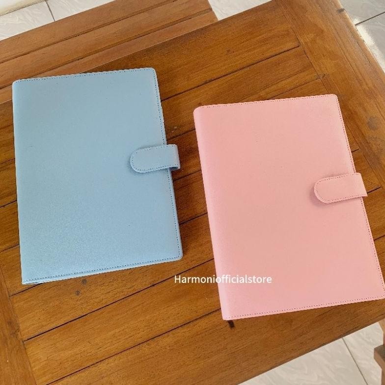 

Binder polos - Bahan leather - B5 - Binder besar bahan tebal - 26 ring premium leather