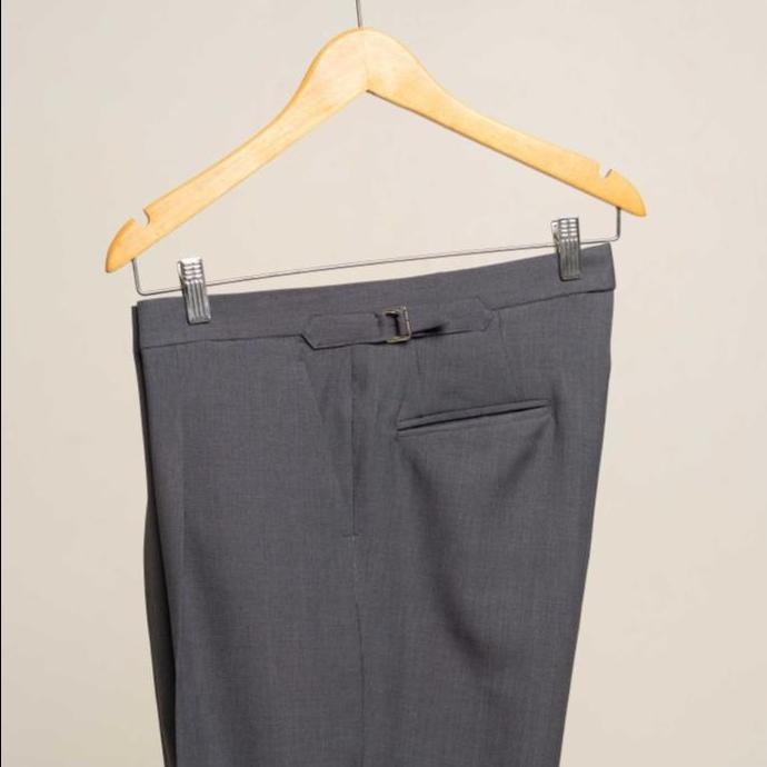 Grey Merino Wool Trousers