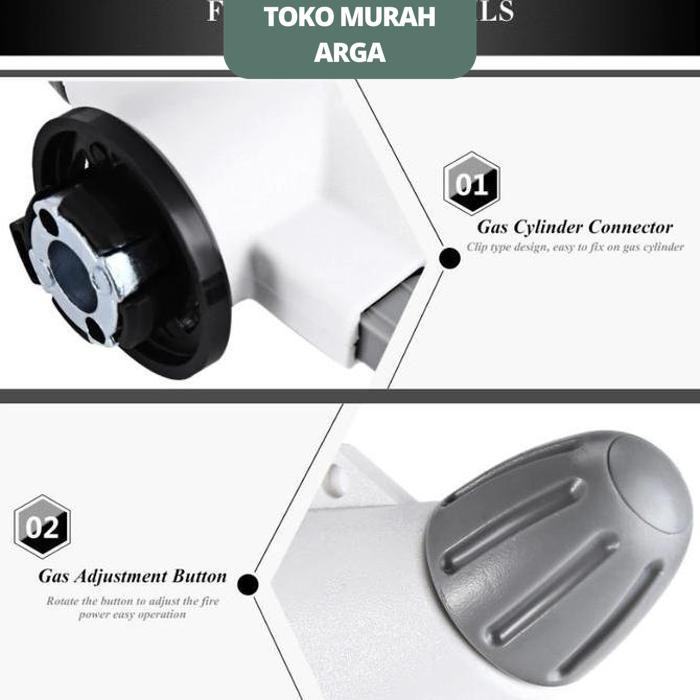 KEPALA PORTABLE FLAME GUN LAS BUTANE BLOW TORCH API JET KEPALA PORTABLE GAS TORCH FLAME GUN LAS BUTA