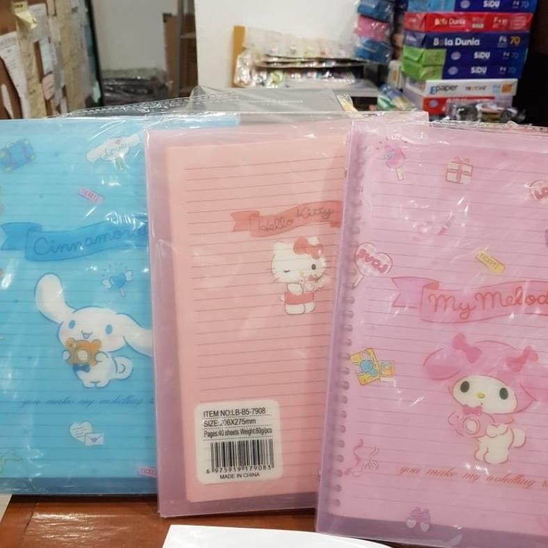 

Map Binder B5 Karakter Sanrio Transparan / Map Loosleaf B5 Sanrio LB-7908