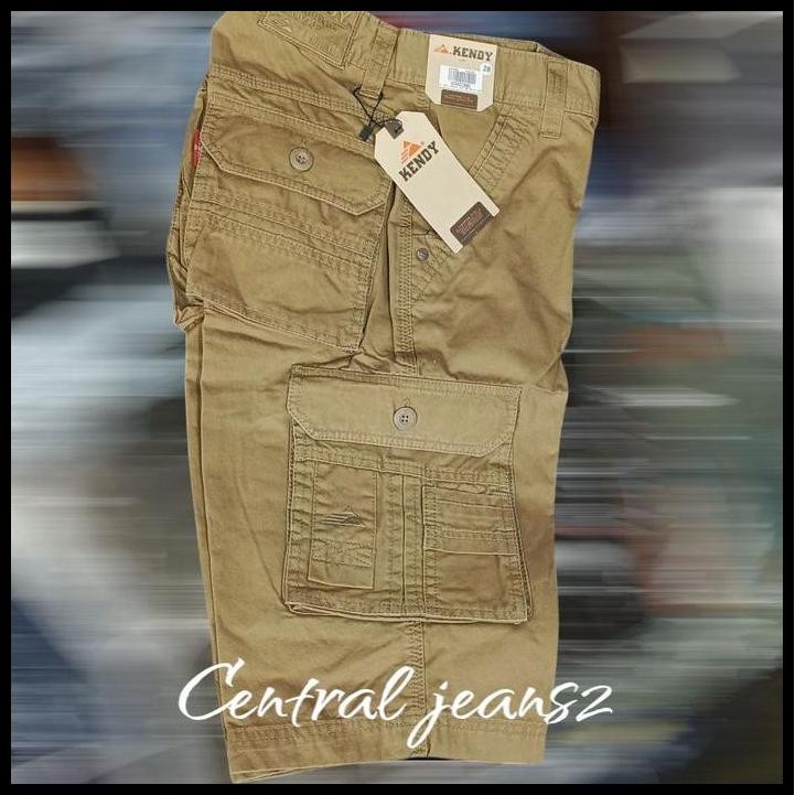 Best Celana Cargo/Gunung Pendek Kendy Katun Santai Premium - Shorts, Pria, Nyaman, Wanita, Lembut, D