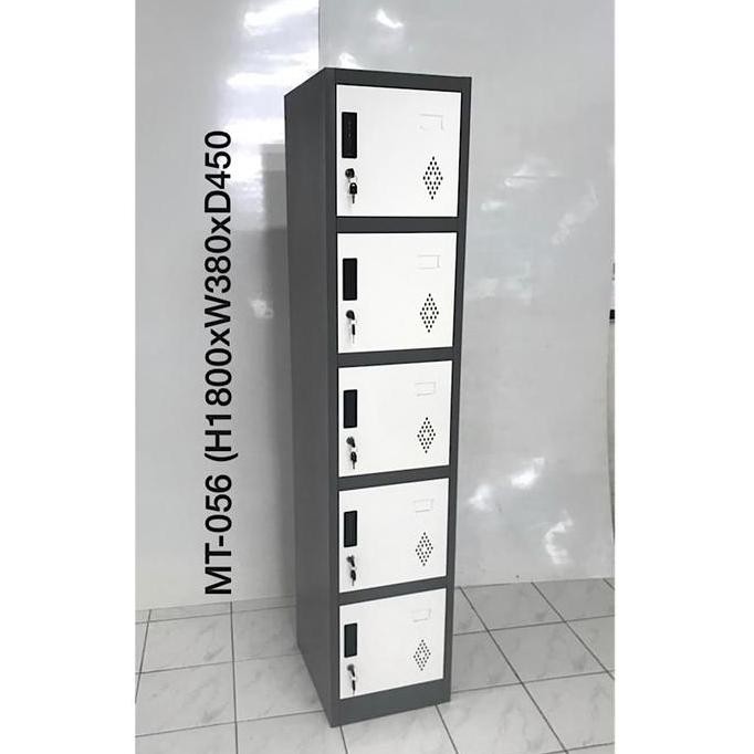 Loker Karyawan Staff 5 Pintu / Loker 5 Pintu + Kunci 2 Warna Fiesta Co