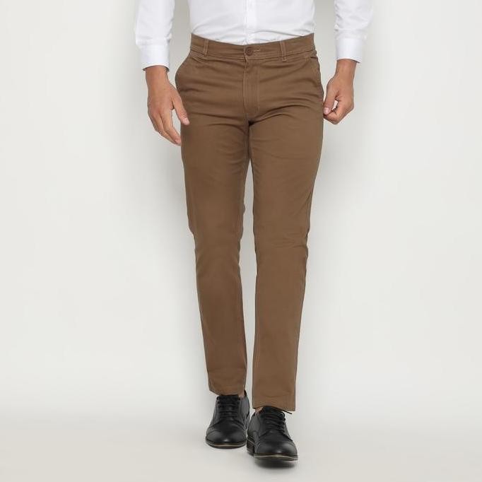 Platini Celana Pria Cino Panjang Coklat 588033