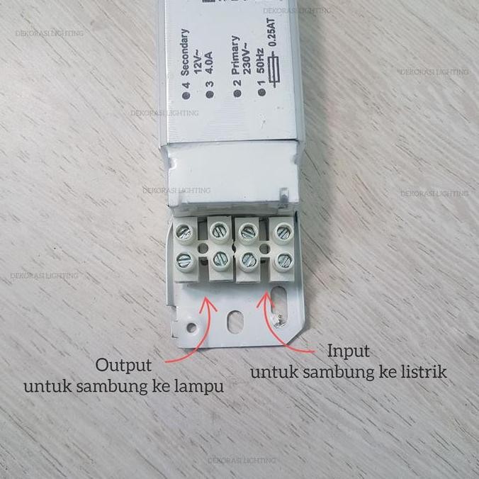 Trafo driver transformer 12volt AC halogen pijar led 50watt 105watt