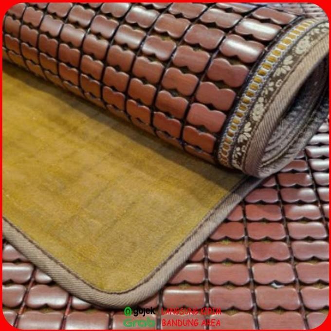 Alas Tempat Tidur Klasik Bambu 210Cm X 80Cm Tikar Bambu Pendingin