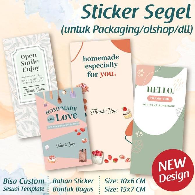 

DISKON [Isi 60-100] Sticker Segel/ Sticker Box/ Label Packaging