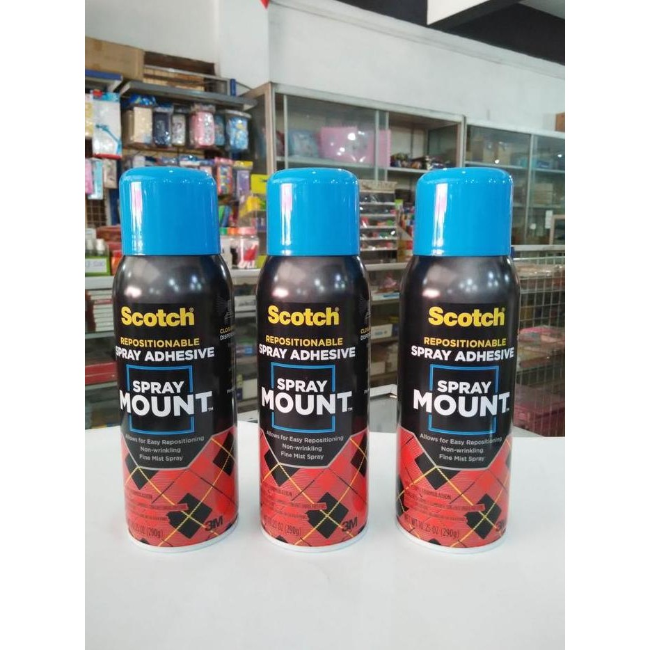 

JUAL Scotch SPRAY MOUNT 3M Repositionable Adhesive / lem semprot 3M