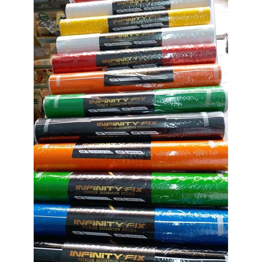 

BRG BARU Sticker Murah InfinityFix 45cm ( rol )