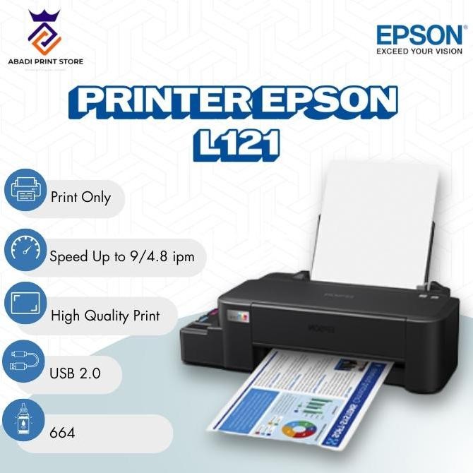 Printer Epson L121 / L 121 / L-121 New Stok