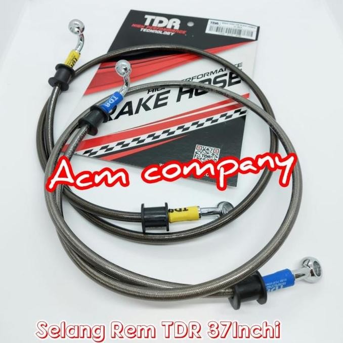 Kabel Selang Rem 95cm 37inch Carbon TDR RACING ORIGINAL AEROX VARIO125/150 OLD NEW STYLO-CBS VARIO16