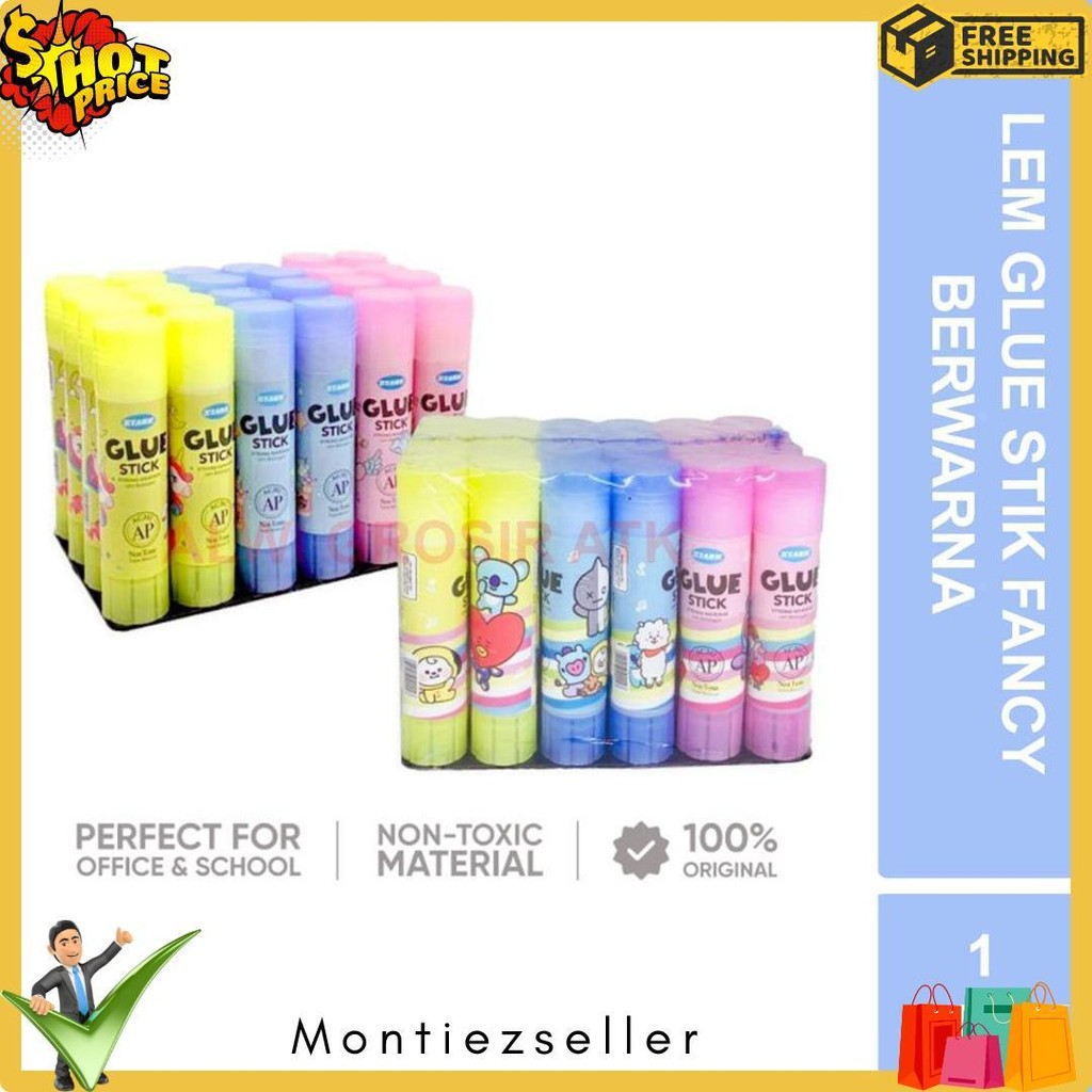 

Lem Kertas Glue Stick Bermotif | Isi 24 Pcs Terlengkap Dan Termurah