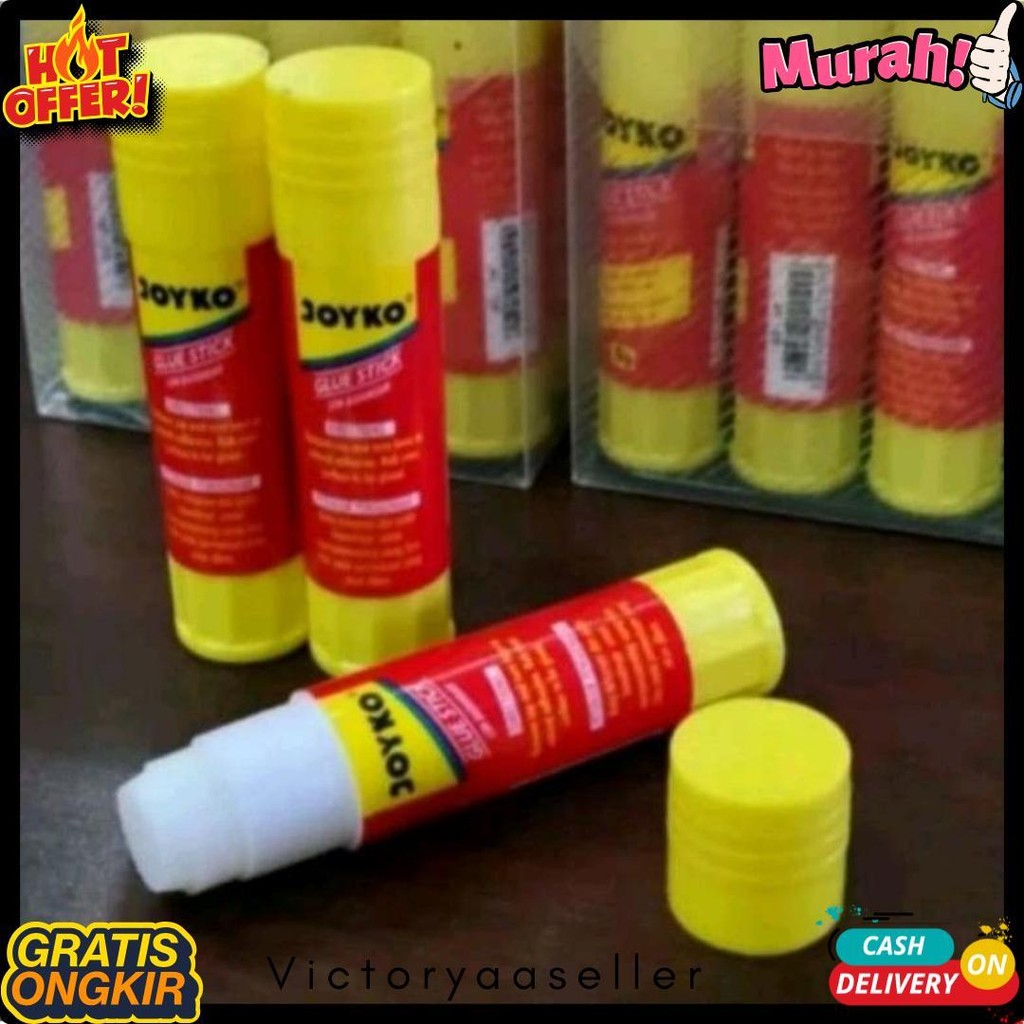 

(12 Pcs) Glue Stick Joyko 8Gram Gs-09/Lem Joyko / Glue Stick 09 / Glue Stick Gs 09 Diskon Setengah Harga