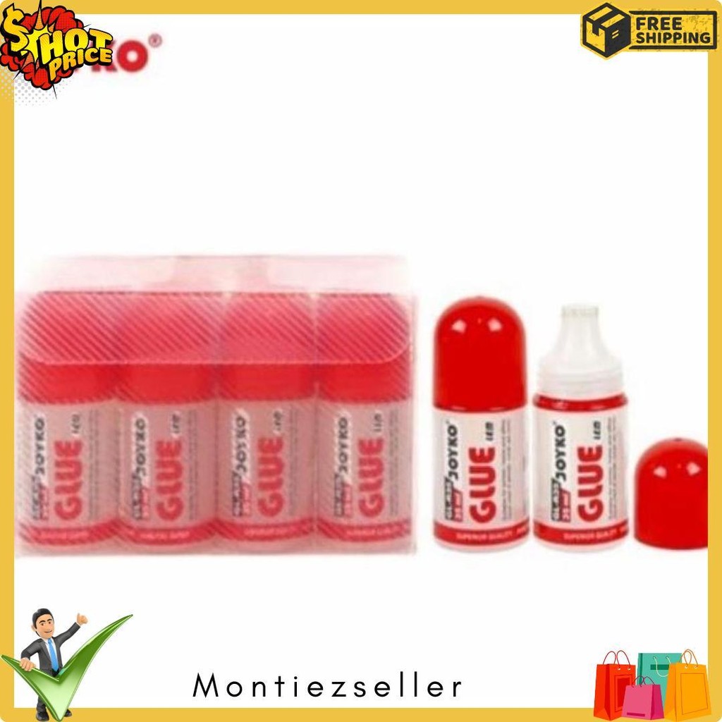 

(12Pcs) Lem Cair Joyko 35 Ml / Lem Kertas / Glue Glr 35 Flash Sale! Diskon Hingga 70%