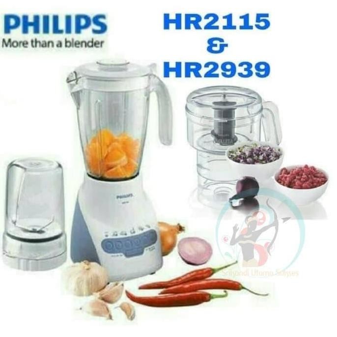 Tersedia Paket Blender PHILIPS HR2115 + Chopper Philips HR2939