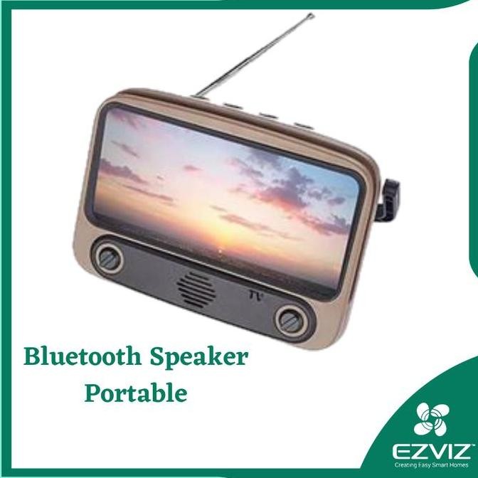Speaker LAD LD 18 Retro TV Bluetooth Speaker Multimedia Radio Handheld