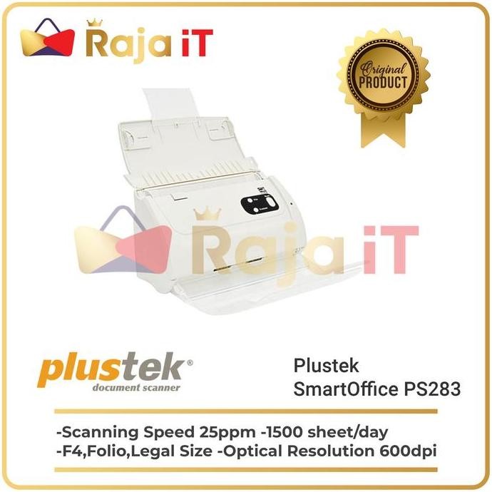 Plustek Scanner Smartoffice Ps283 Ps 283 New Stok