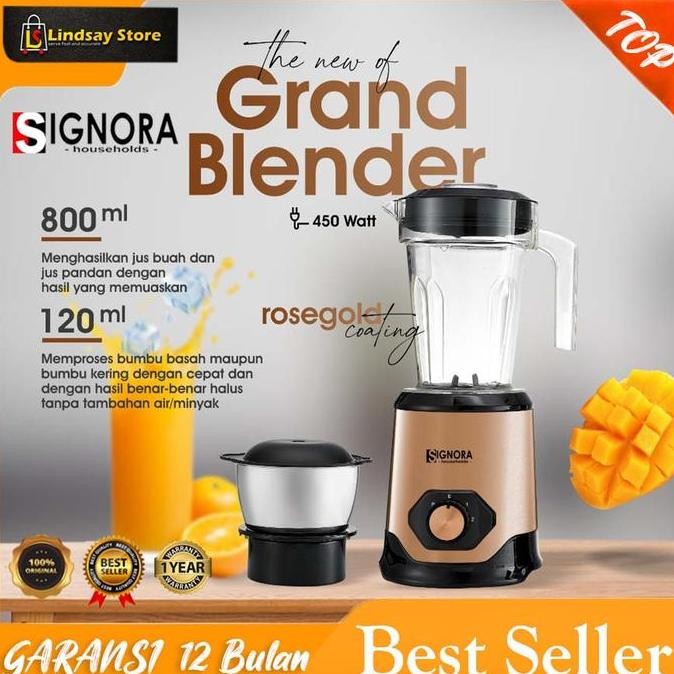 Tersedia SIGNORA NEW GRAND BLENDER | GRAND BLENDER ROSE GOLD | BLENDER SIGNORA