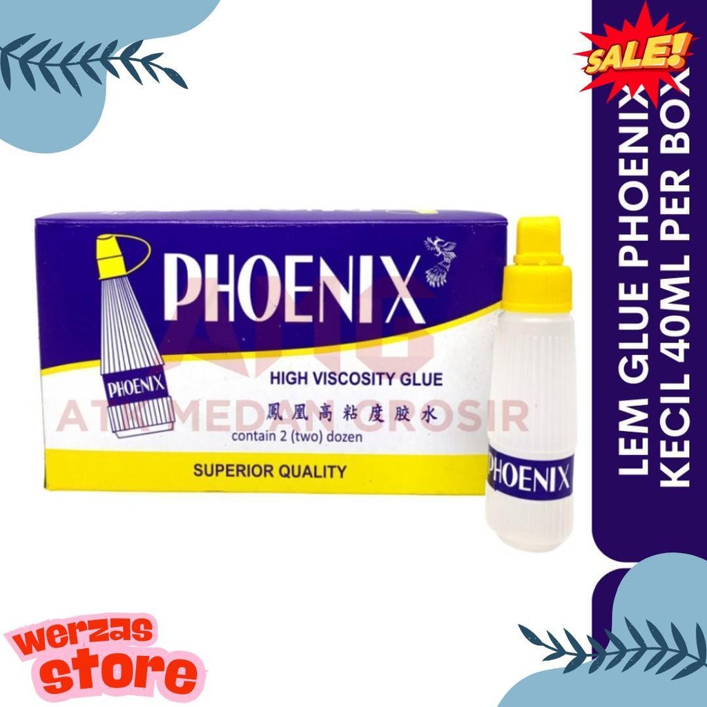 

Lem Glue Phoenix Per Kotak Isi 24Pcs Ukuran 40Gr Murah Terlaris! Produk Ini Banyak Dicari