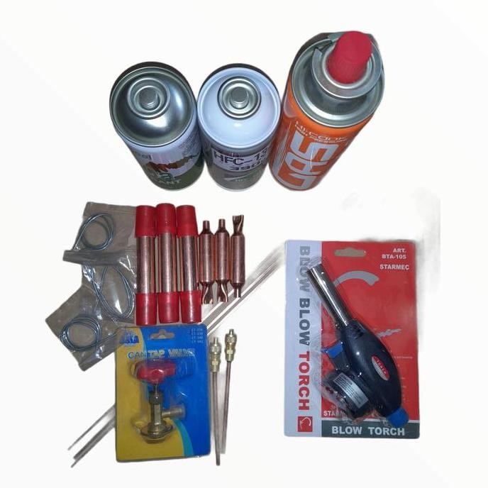 Tersedia PAKET PENGISAN FREON KULKAS KOMPLIT + BLENDER LAS MATIC