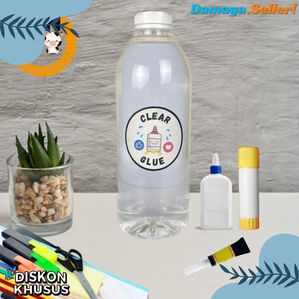 

Clear Glue Lem Bening Transparan 1 Kg Mirip Povinal Lem Slime Tanpa Campuran Air 100% Bygheduplay Terlengkap Dan Termurah