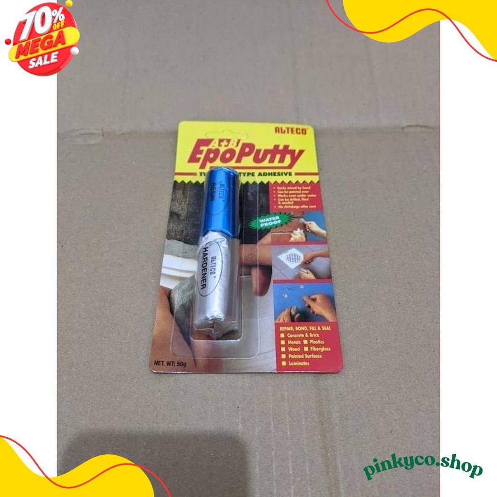 

Lem Epoputty Porting Epo Putty 50Gr 50G 50Gram Alteco Terlaris! Produk Ini Banyak Dicari