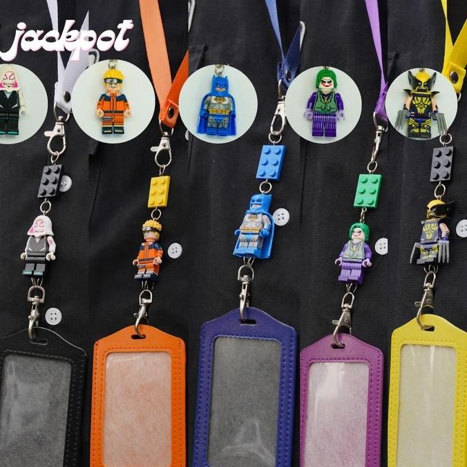 

READY Lanyard ID Holder Minifigure | Name Tag | Toy Story | Naruto | Marvel | DC | Disney | One Piece | Dragon Ball Plastik NEW