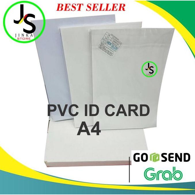 

READY Kertas Pvc Bahan ID Card Instan A4 isi 5 set (50 id Card) NEW