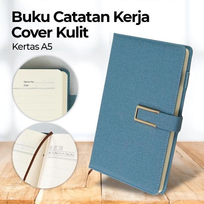 

READY Buku Catatan Kerja Kuliah Bisnis Kantoran Kulit Agenda Notes Premium NEW