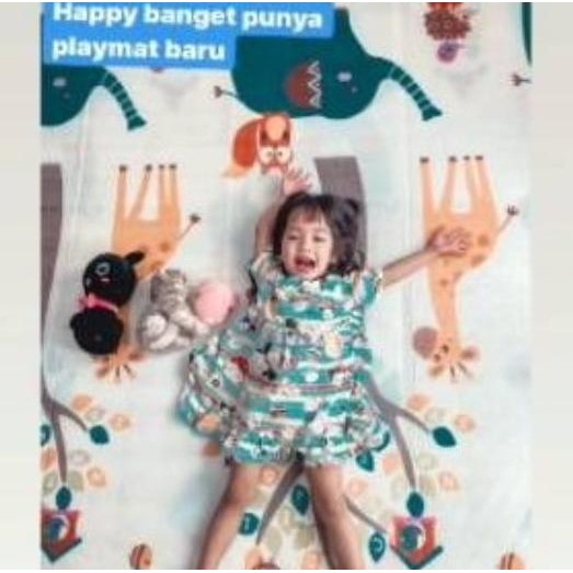 (Allthebest) Tikar Lipat Piknik Jumbo | Tikar Lantai Plastik | Tikar Spons | Playma