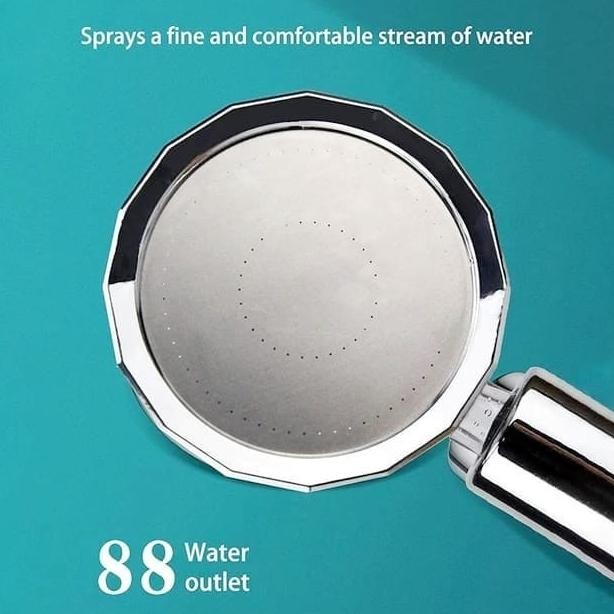 KNH - SHOWER MANDI KIPAS HAND SHOWER KAMAR MANDI JET CROM SOWER PANCURAN AIR