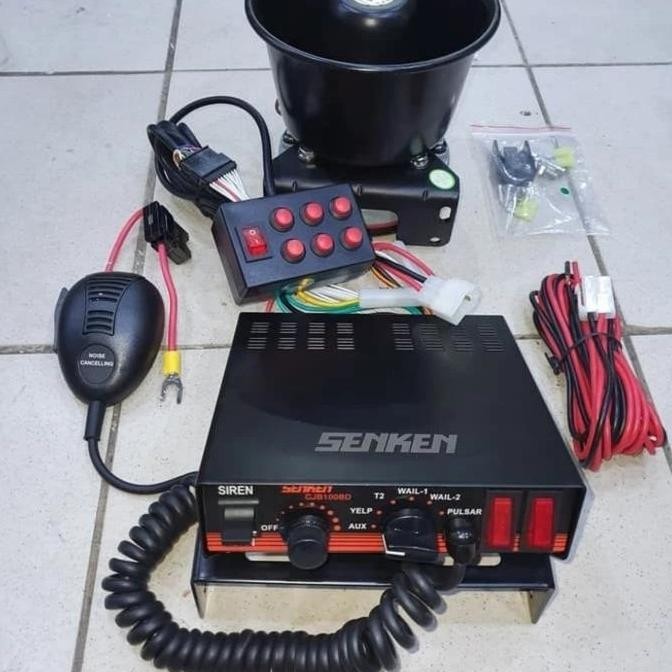 Lht Bar polisi Strobo Polisi Rotator Polisi + Toa Sirine senken Asli