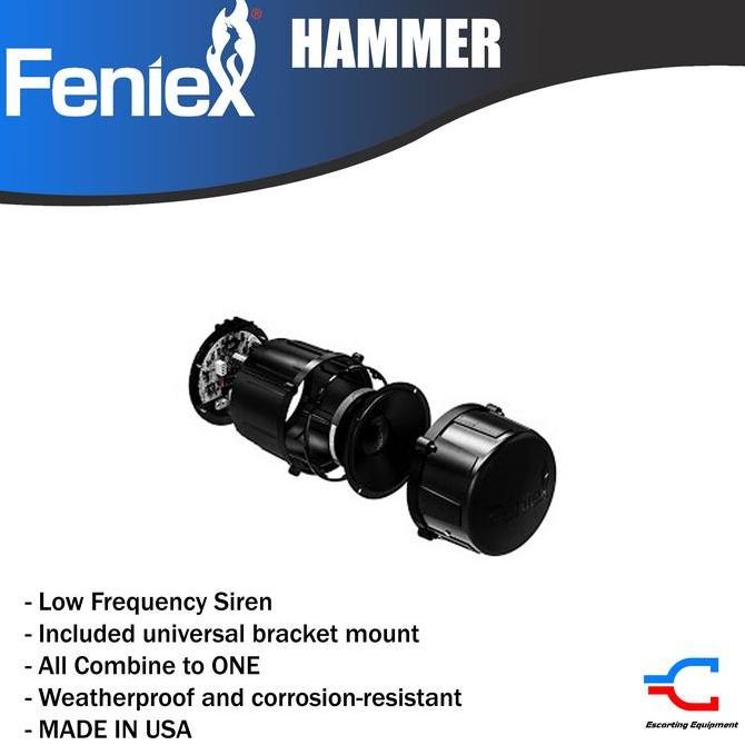Feniex Hammer (Howler) Low Freq Speaker
