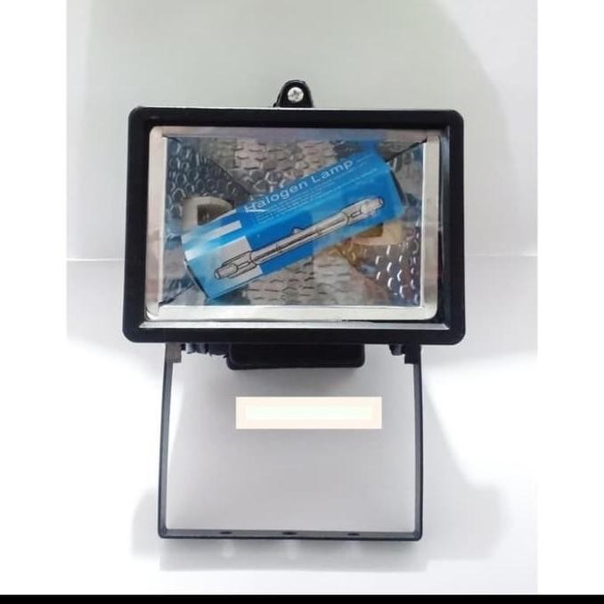 Tersedia lampu sorot halogen /kap sorot halogen +lampu haligen 500w